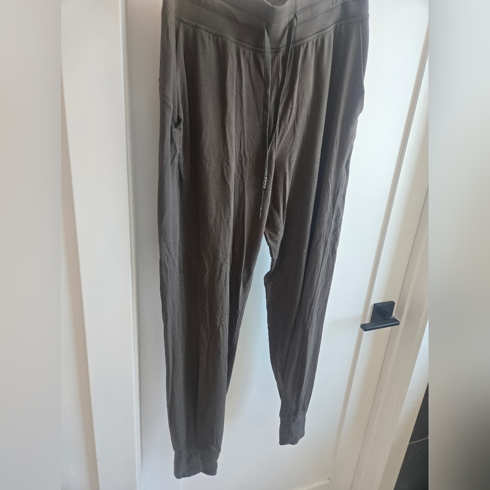 lululemon athletica olive green joggers